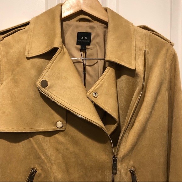 Armani Exchange Eco Suede Biker Jacket - Picture 6 of 8